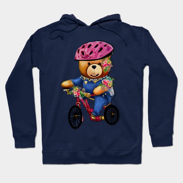 Bike Riding Hoodie by KC Morcom aka KCM Gems n Bling aka KCM Inspirations